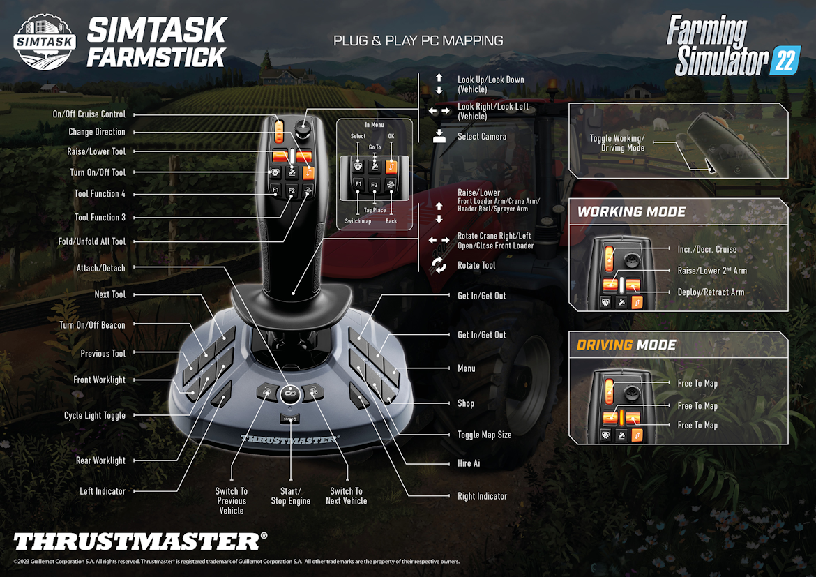 Thrustmaster 2960889 Simtask Farmstick Joystick for $92.16.
