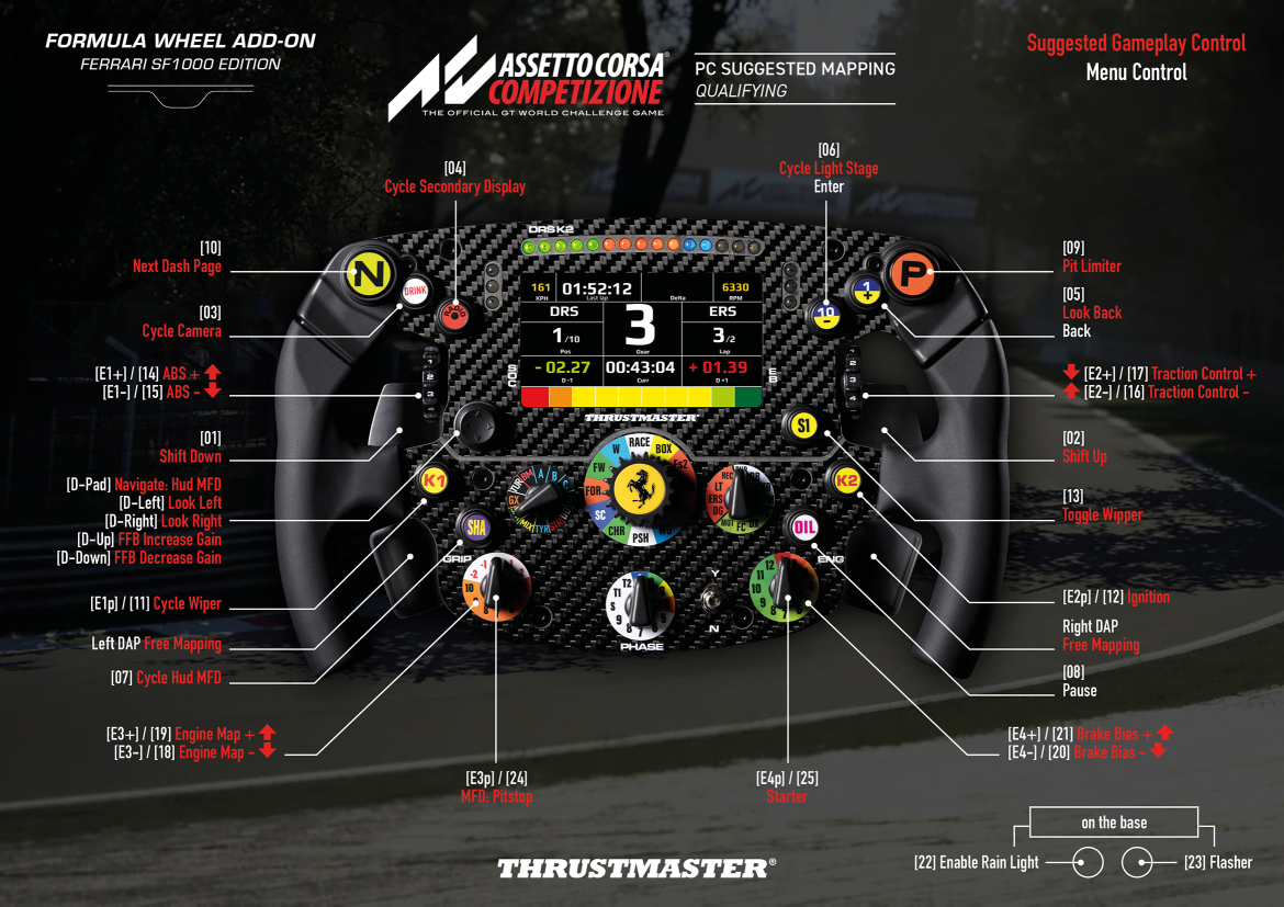 Thrustmaster Formula Wheel Add-On Ferrari SF1000 Edition - Micro