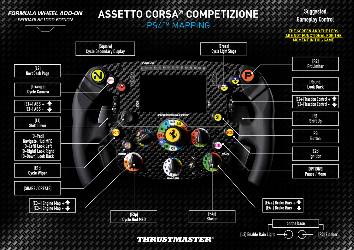 assetto corsa thrustmaster control panel