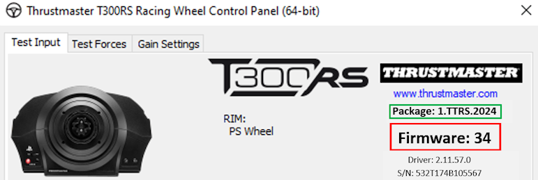 T300RS GT版力反馈方向盘- Thrustmaster（图马思特） - 支持