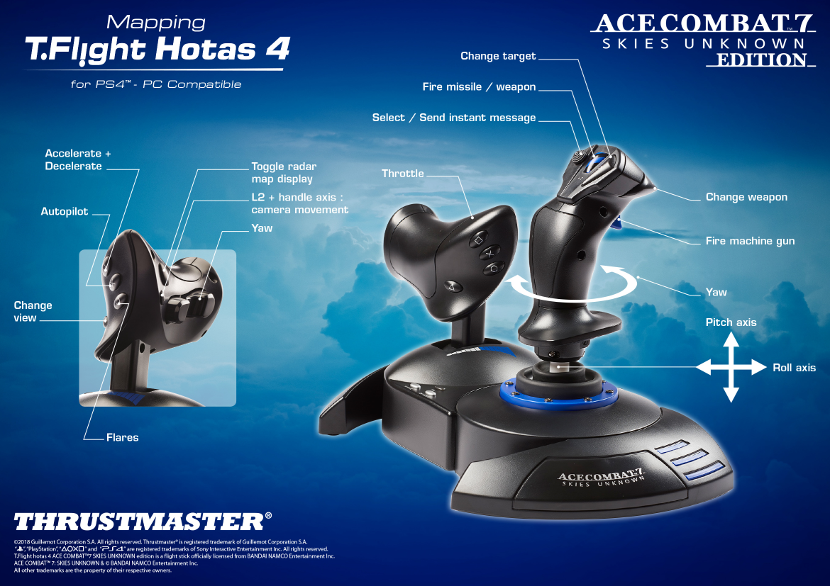 T.Flight Hotas 4 - Thrustmaster - Technical support website