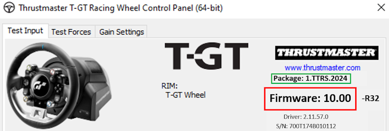 T-GT II - Thrustmaster - Technical support website
