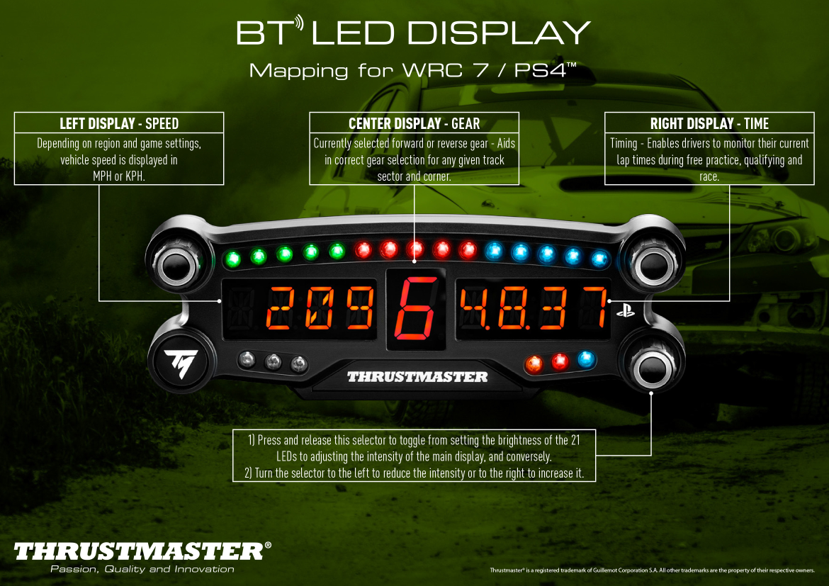 BT LED DISPLAY - Thrustmaster - Technical support website